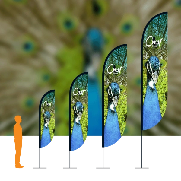 Crest Flag | Yellowbox Signs And Graphics Limited